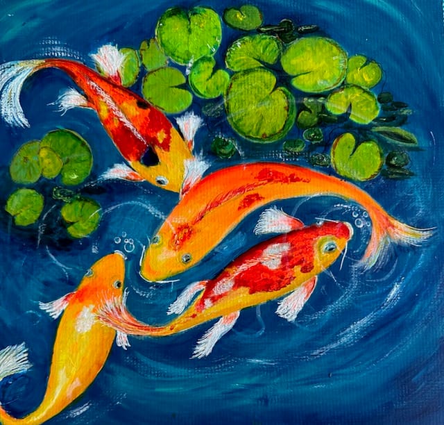 Watercolor artwork by Gail Christello