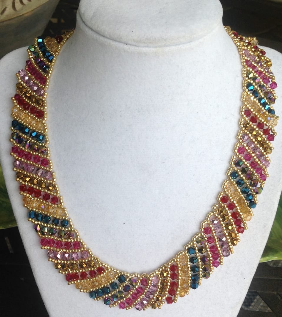 Jewelry artwork by Elaine Vaughn