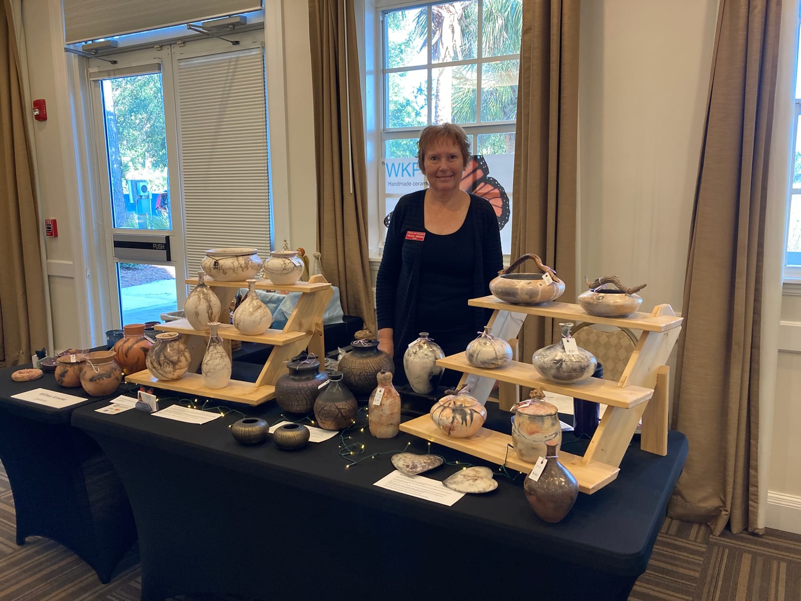 CAALR community at an art show
