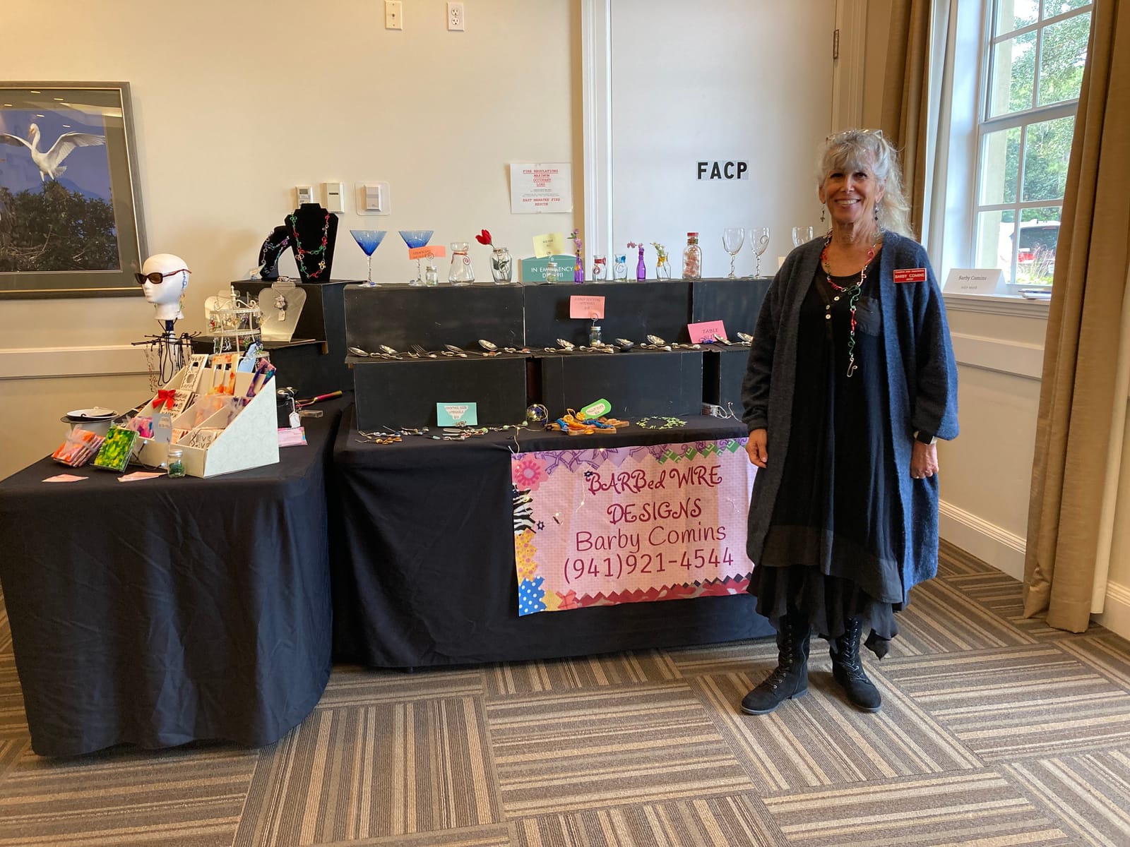CAALR community at an art show