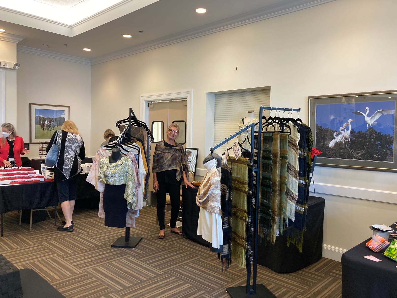 CAALR community at an art show