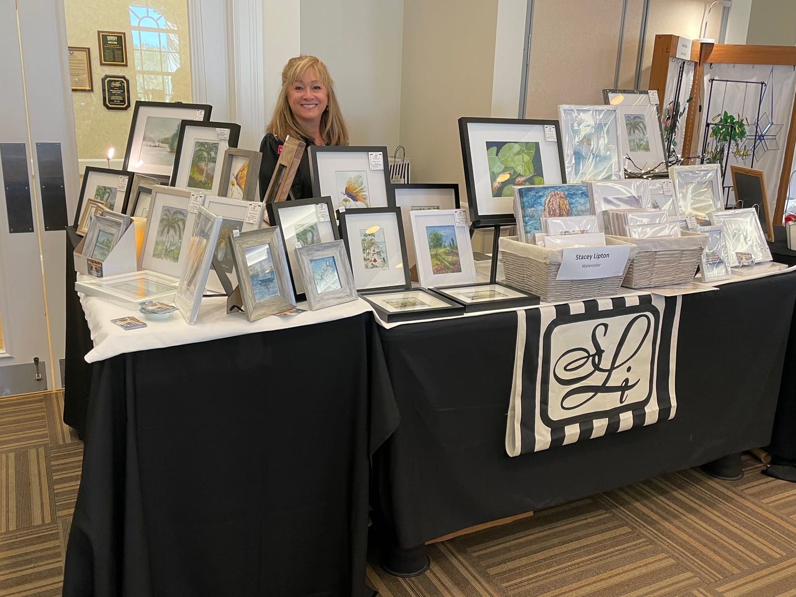 CAALR community at an art show
