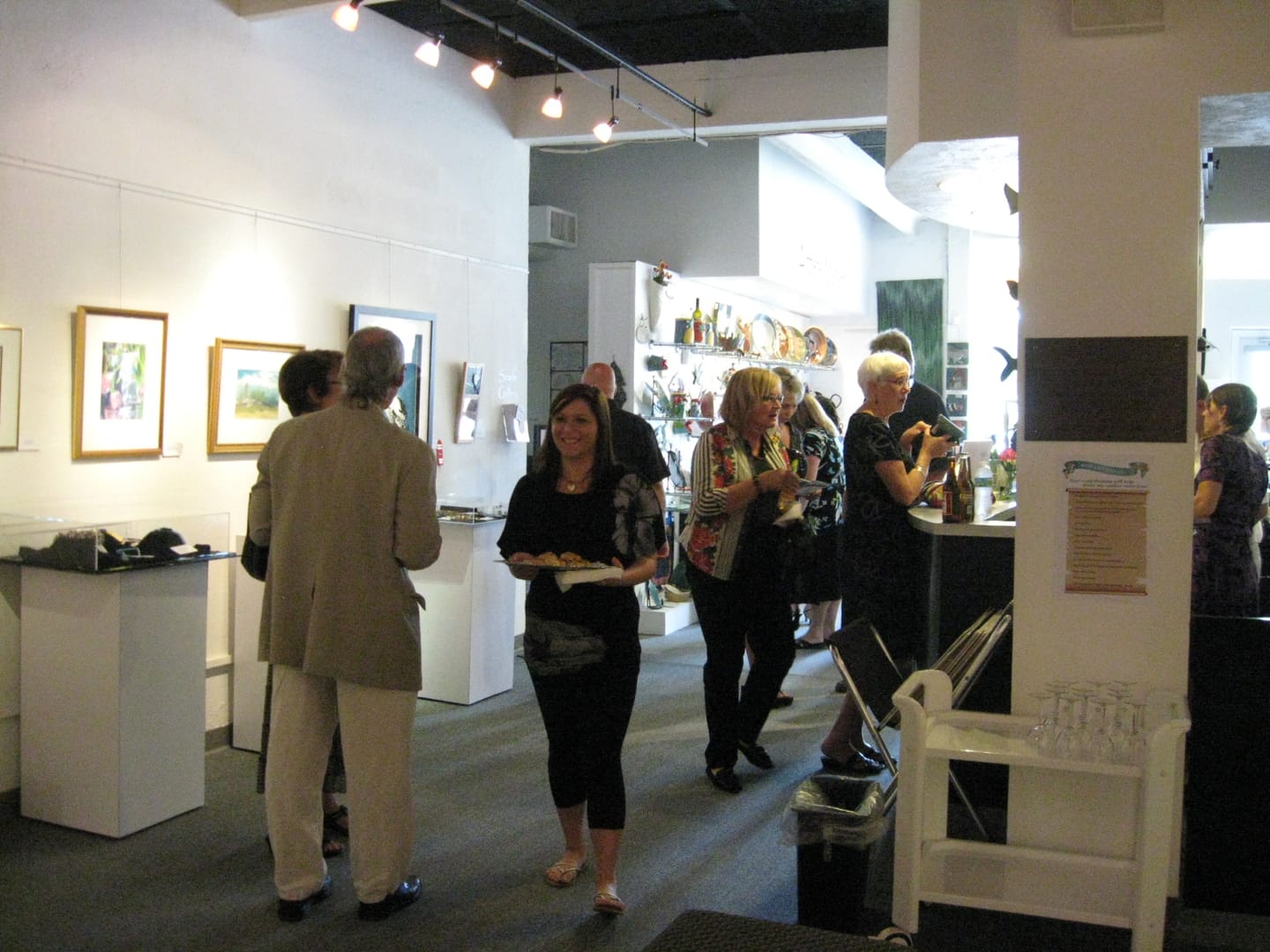 CAALR community at an art show