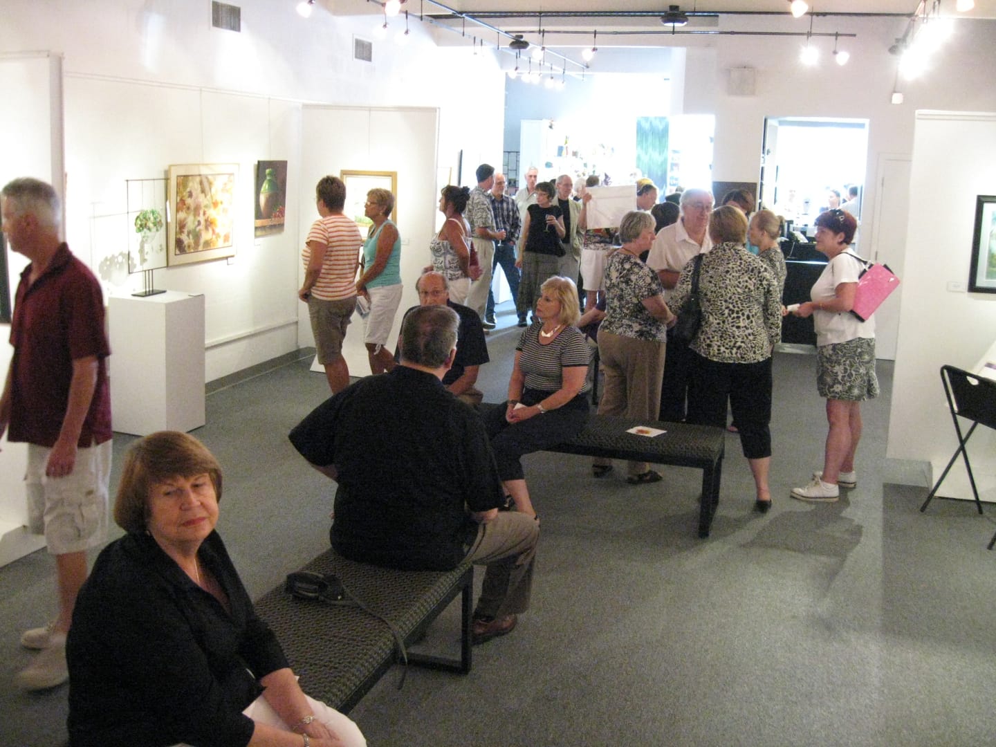 CAALR community at an art show
