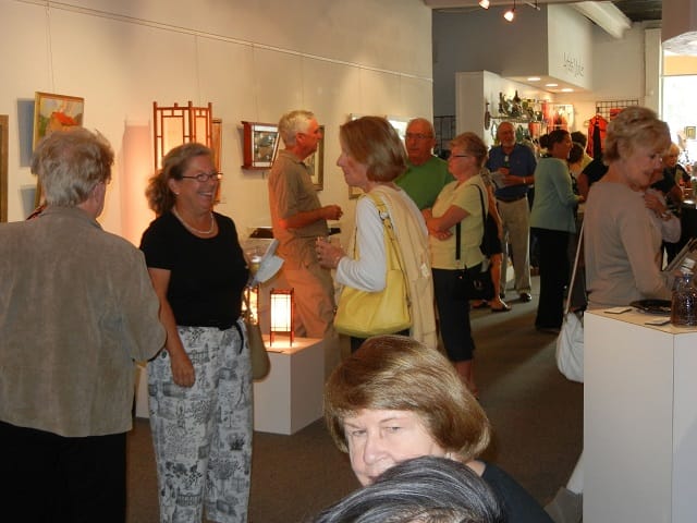 CAALR community at an art show
