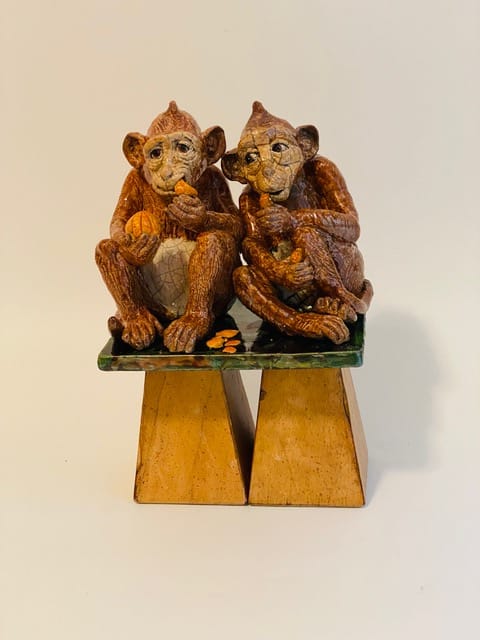 Raku Pottery artwork by Susan Kerr