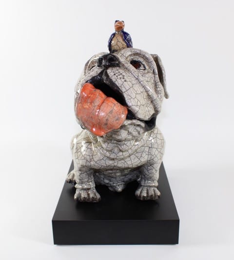 Raku Fired Pottery by Susan Kerr